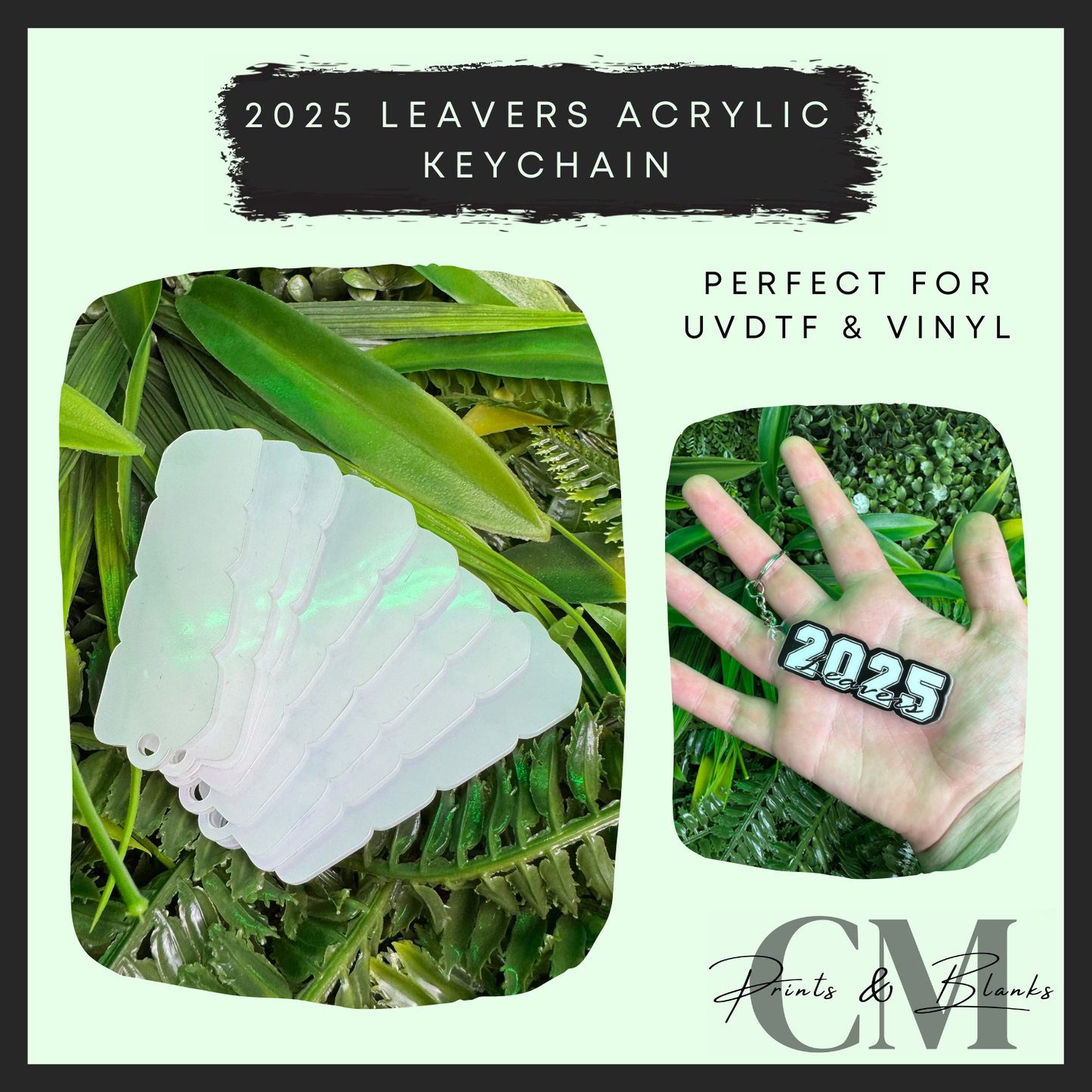 2025 leavers acrylic keychain