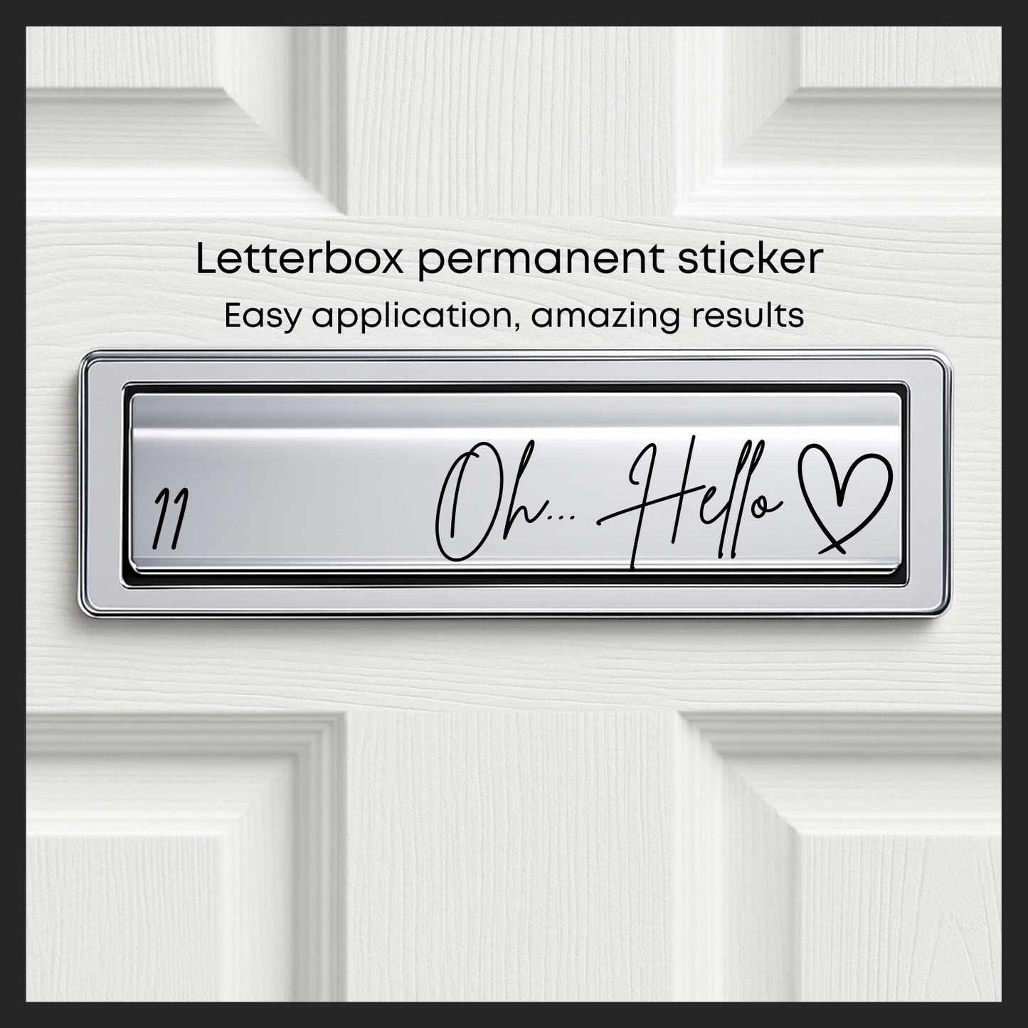 Oh … hello A4 letterbox element sheet