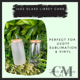 16oz glass libbey cans