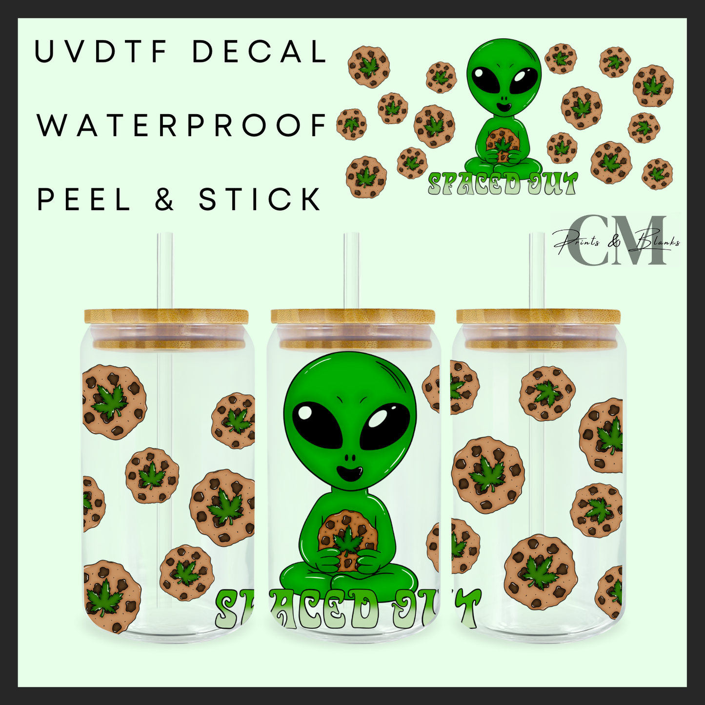 Spaced out 16oz uvdtf wrap
