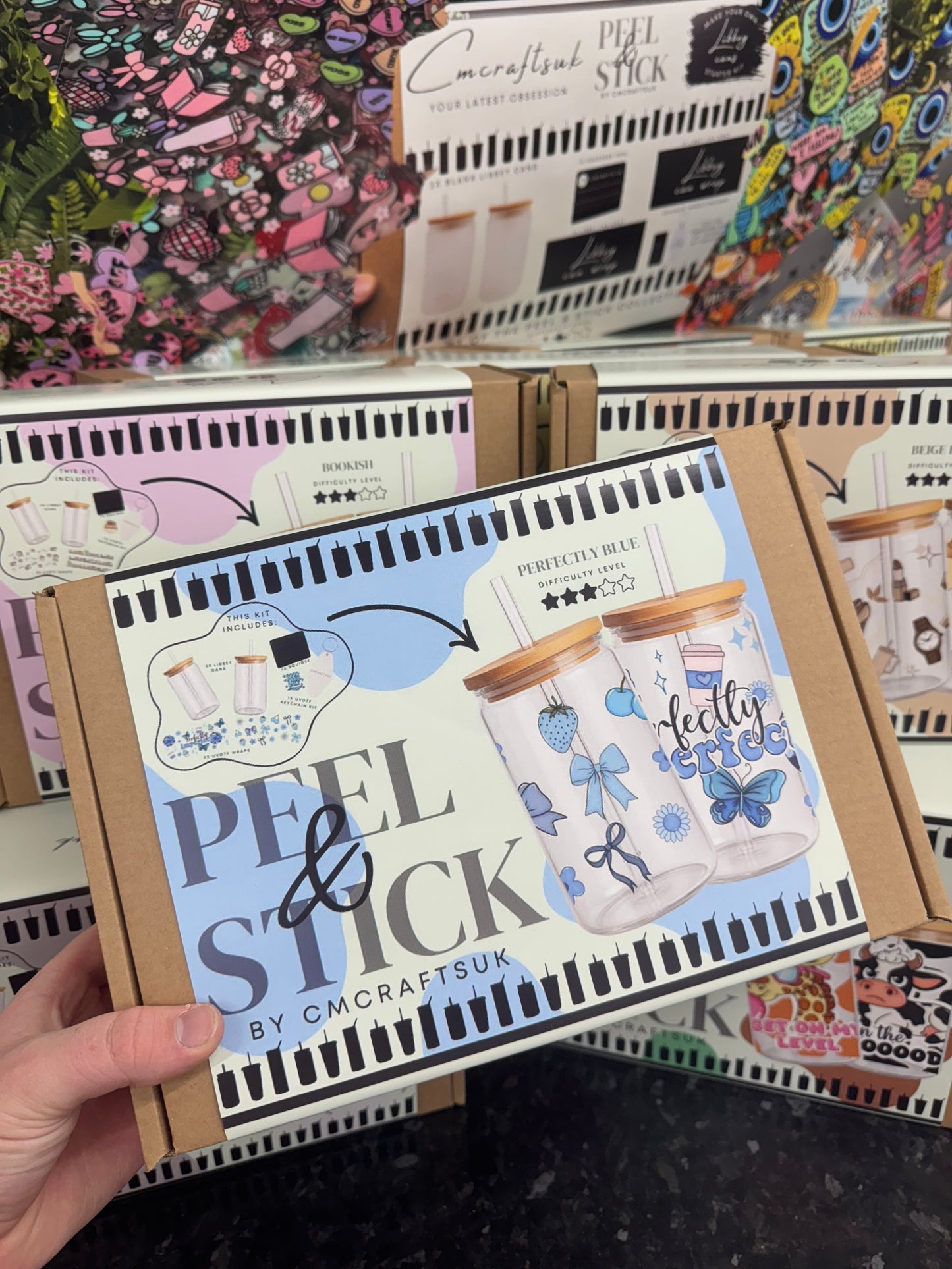 Peel & stick DIY libbey can tester kit