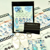 Peel and stick keychain kit