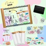 Peel & stick DIY libbey can kit