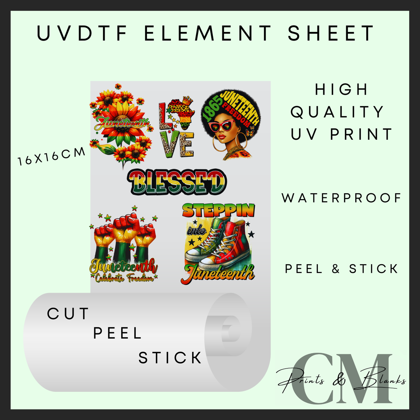 Blessed Uvdtf element sheet