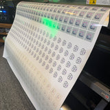 100x solvent stickers £10 (printed 2” vinyl circles)