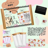 Peel & stick DIY libbey can kit
