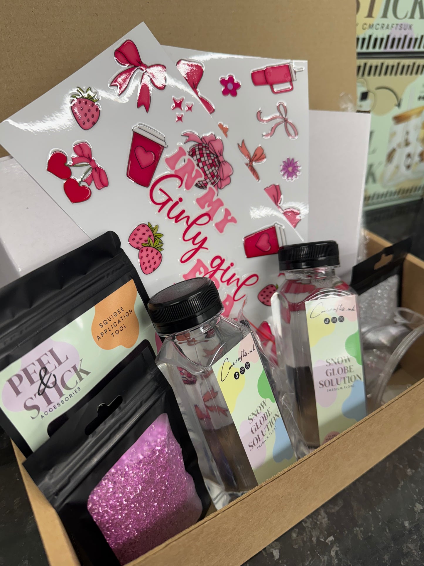 DIY snowglobe tumbler starter kit (read description)