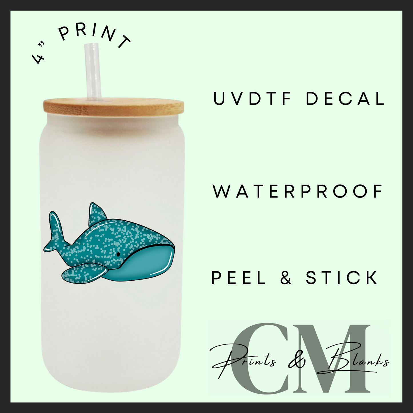 Summer jelly teddy Uvdtf single decals (4”, 10cm)