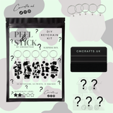 Peel and stick keychain kit