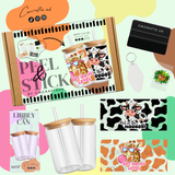 Peel & stick DIY libbey can kit