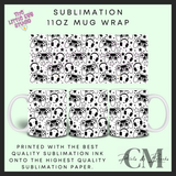 Ps console 11oz sublimation mug wrap