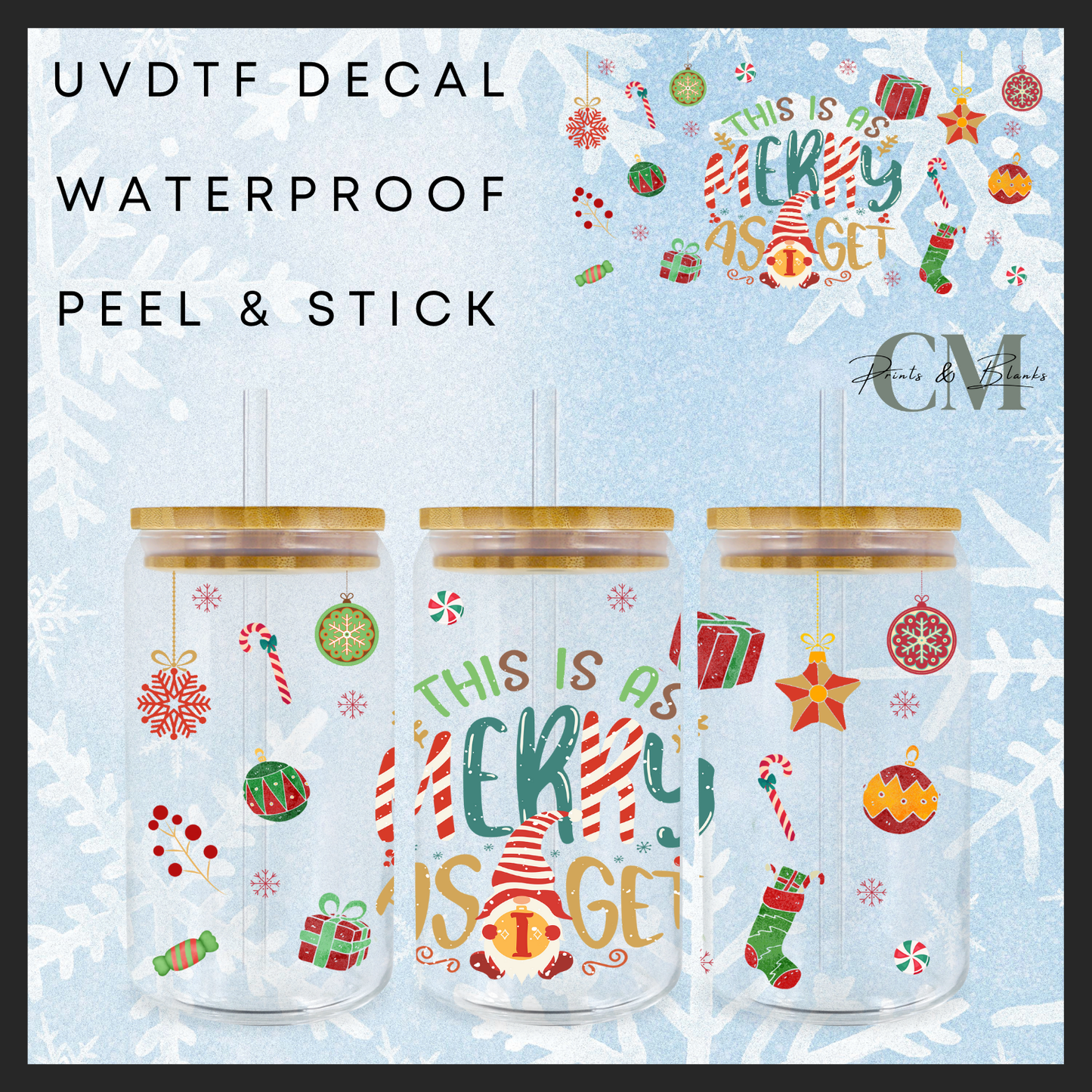 This is as merry as it gets 16oz uvdtf wrap