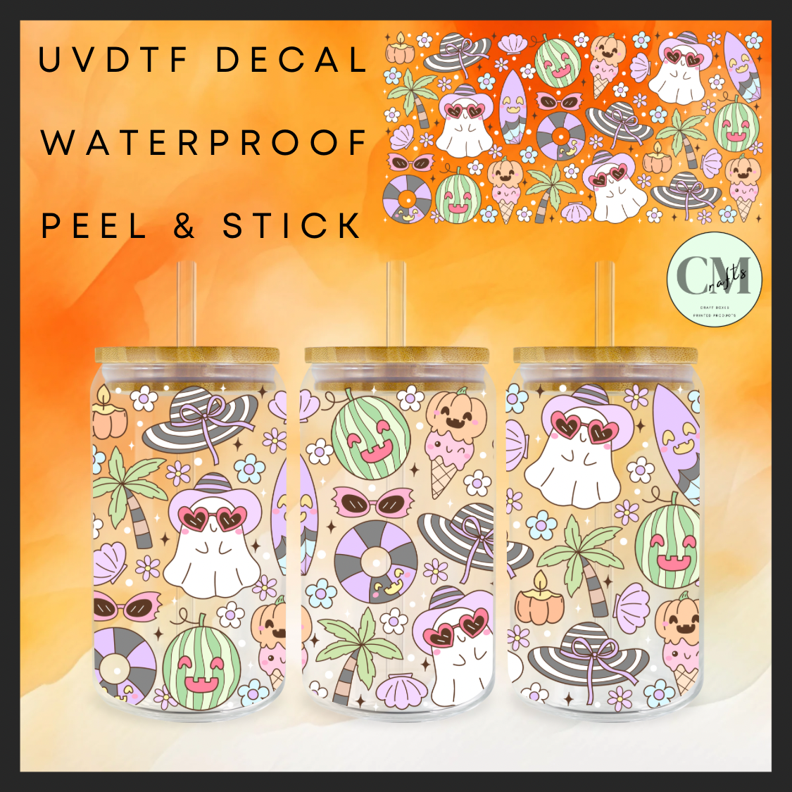 Summerween 16oz Uvdtf wrap