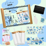 Peel & stick DIY libbey can kit