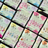 Peel and stick keychain kit