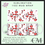 In my Christmas era 11oz sublimation mug wrap