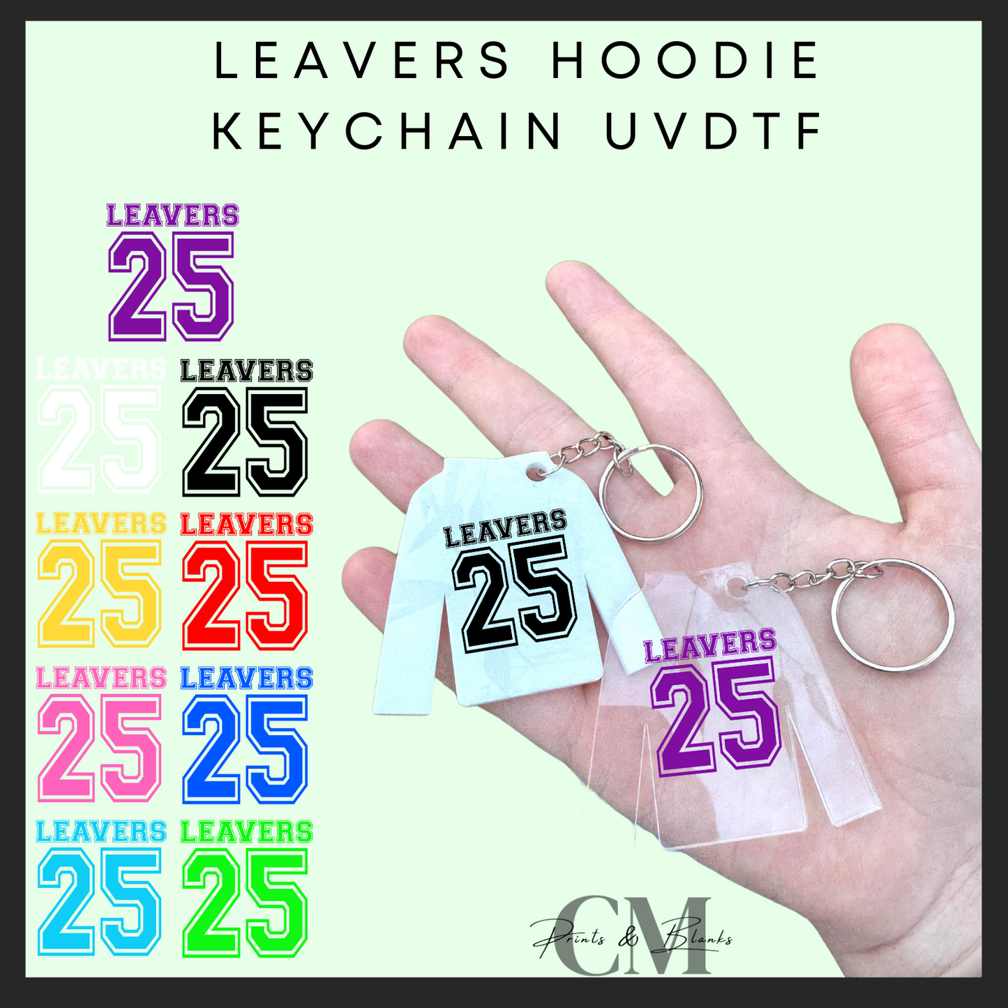 Leavers hoodie keychain Uvdtf