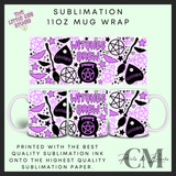 Witches brew 11oz sublimation mug wrap