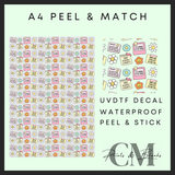 Positive sticky notes A4 Peel & Match Uvdtf sheet