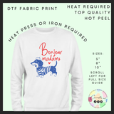 Bonjour Madam DTF transfer