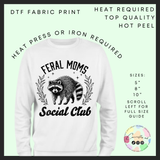Feral moms social club DTF transfer