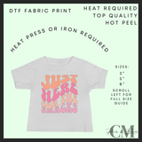 Just here for the snacks DTF transfer