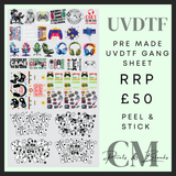 Gamer pre made Uvdtf pre made gang sheet (58x100cm)