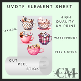 Pup in a cup Uvdtf element sheet