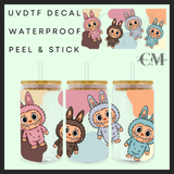 The monsters colour splodge 16oz uvdtf wrap