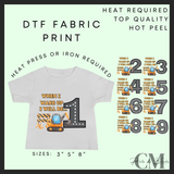 When I wake up road construction DTF transfer