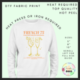 French 75 DTF transfer