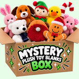 Mystery plush toy blanks box