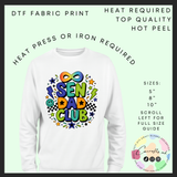 SEN Dad Club DTF transfer
