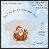 Santa 6 7 DTF transfer