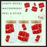 Red drink 16oz uvdtf wrap