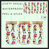 K-stars repeated 16oz uvdtf wrap