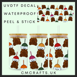 The bear collection repeated 16oz uvdtf wrap