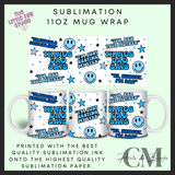 Things dad says 11oz sublimation mug wrap