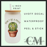 Adult quote designs Uvdtf single decals (4”, 10cm)