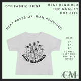 Little wild flower DTF transfer