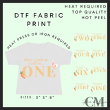 When I wake up Easter carrot DTF transfer