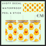 Rubber ducks 16oz Uvdtf wrap