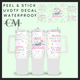 Self care isn’t selfish 40oz Uvdtf wrap