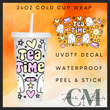 Tea time 24oz Uvdtf wrap