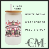 Valentines book shop Uvdtf single decal (4” / 10cm)