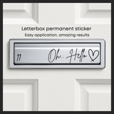 Mixed A4 letterbox element sheet