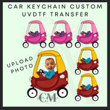 Car keychain custom uvdtf transfer