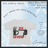 Skeleton 6 7 DTF transfer