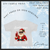 Santa says 6 7 DTF transfer