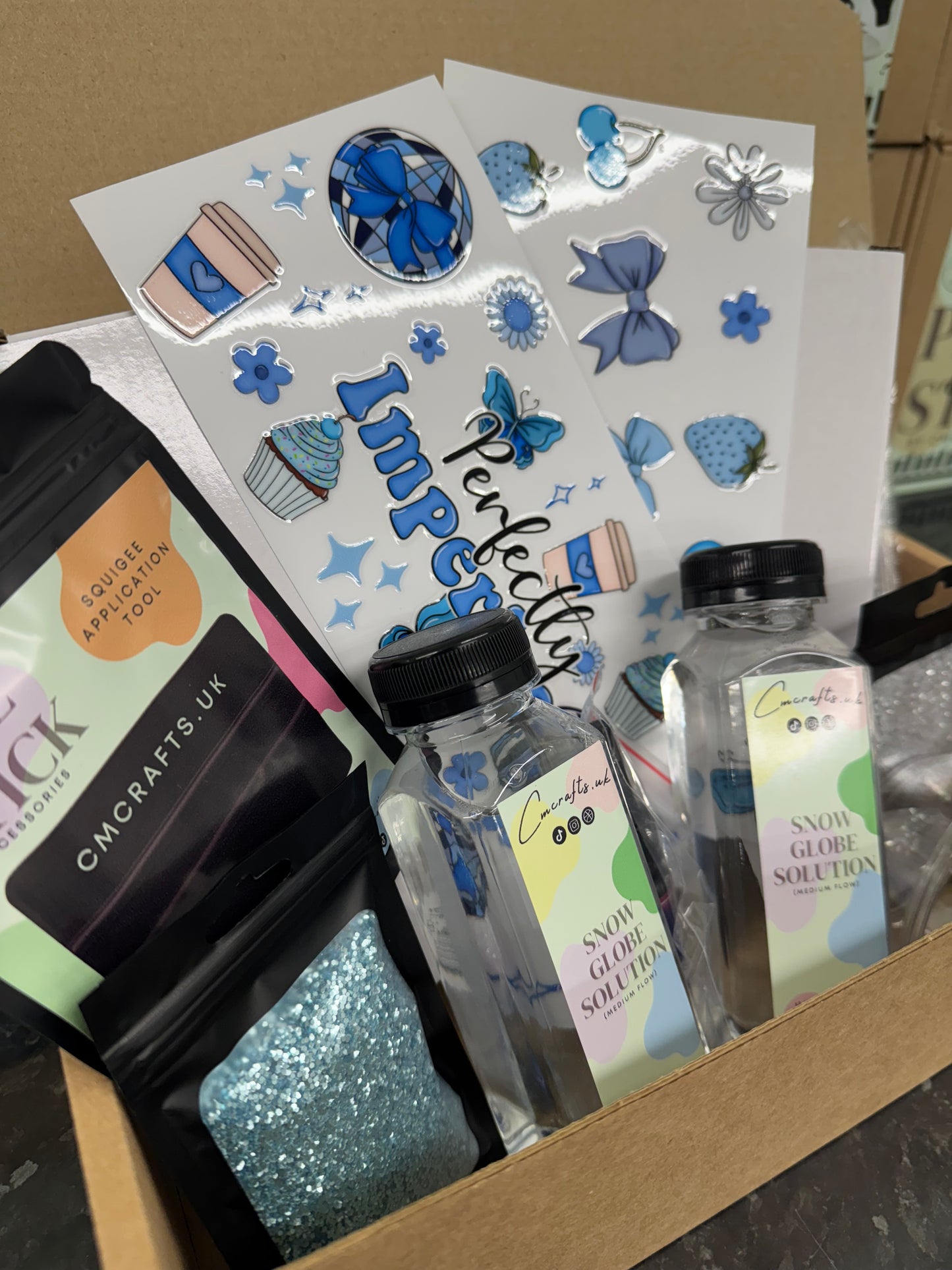 DIY snowglobe tumbler starter kit (read description)